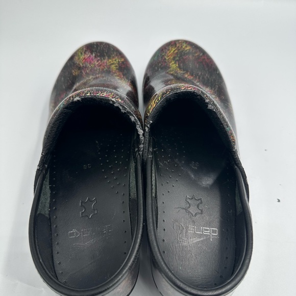 Dansko Professional Petrol Patent Clogs Iridescent Women’s Size 38 US 7.5-8 - Picture 9 of 10